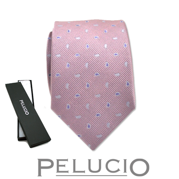 Roze paisley stropdas van Pelucio
