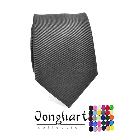 Grafiet effen stropdas