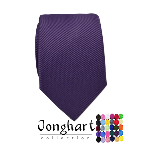 Mooie paarse effen stropdas