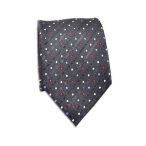 Grijze stippen stropdas