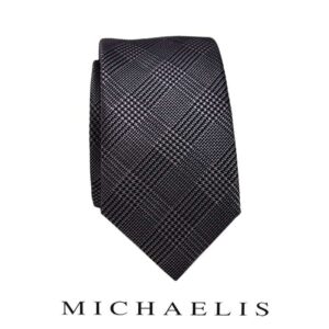 Grijze ruit stropdas van Michaelis