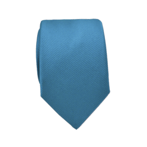 Hemels blauwe effen stropdas