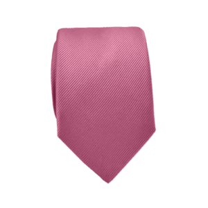 Warm roze effen stropdas